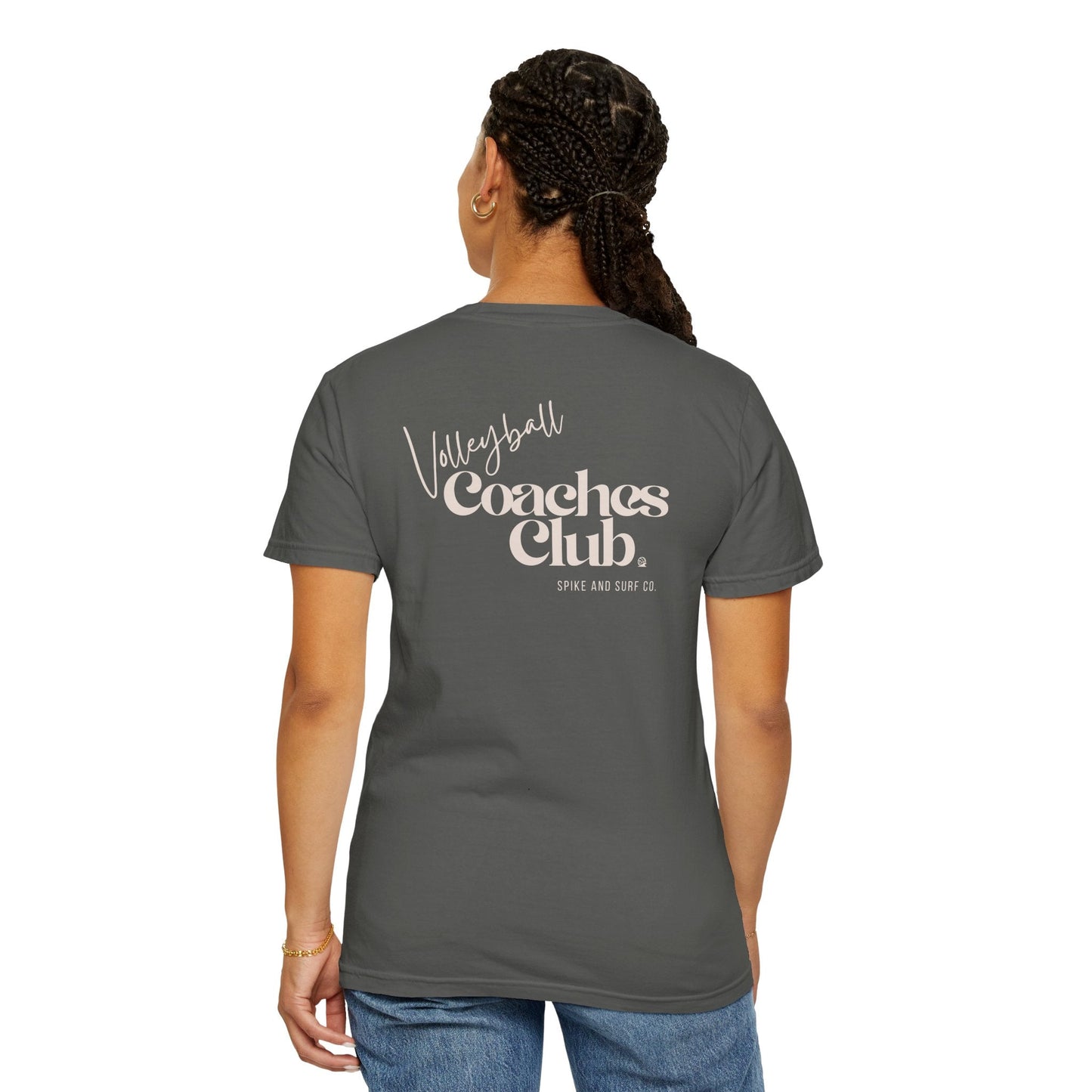 Volleyball Coaches Club T-Shirt | Retro Team Tee - Spike and Surf Co