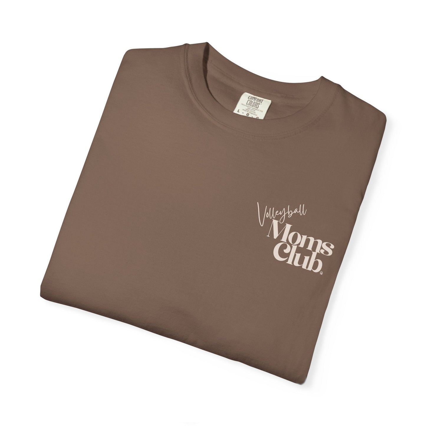 Volleyball Moms Club | Comfort Colors Tee - Espresso