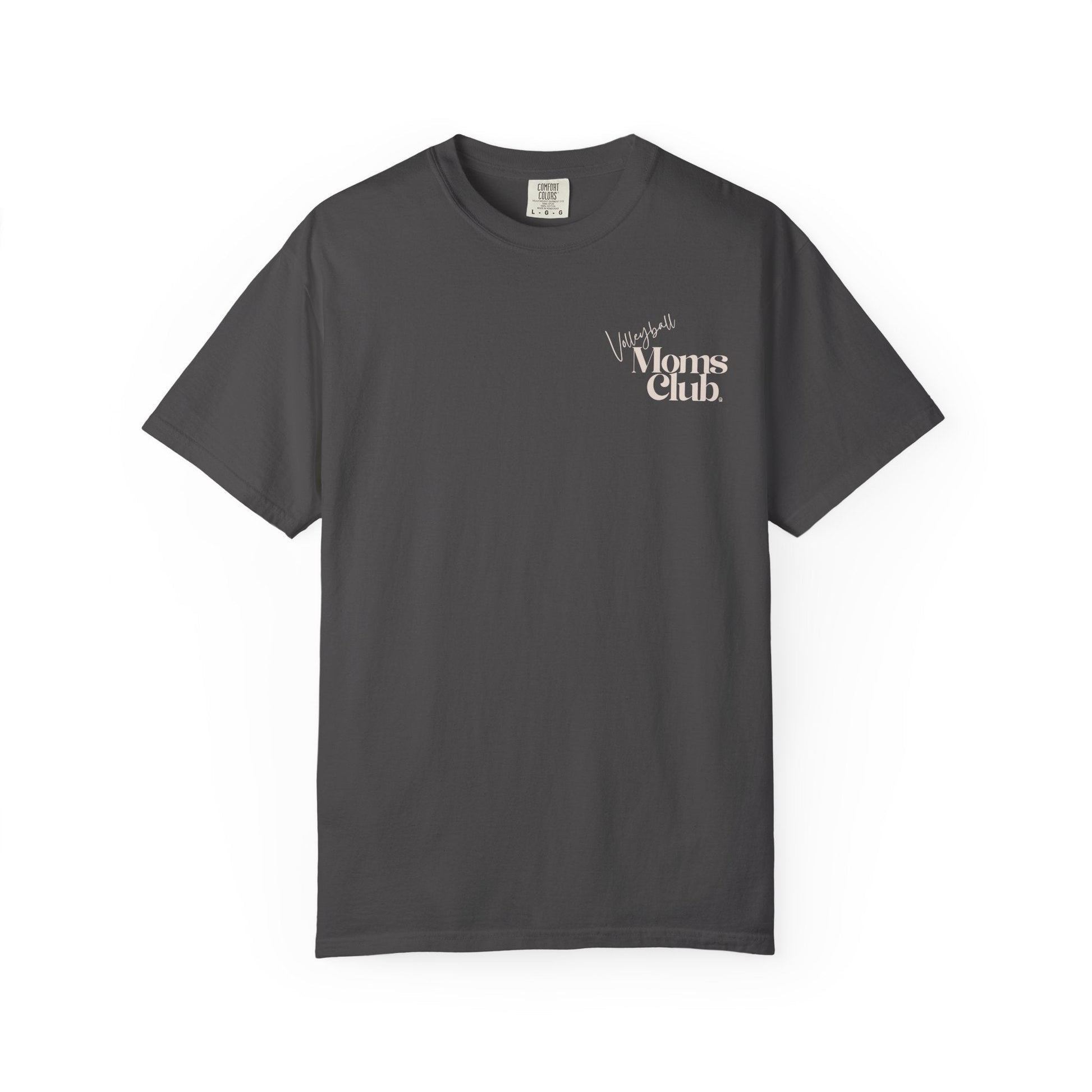 Volleyball Moms Club | Comfort Colors Tee - Graphite