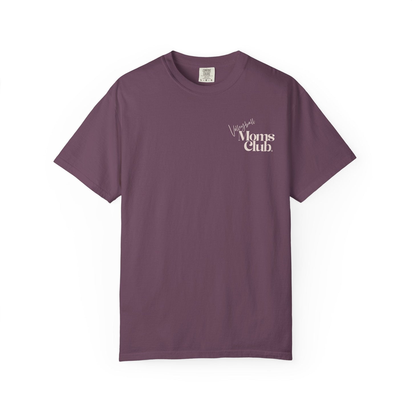 Volleyball Moms Club | Comfort Colors Tee - Berry