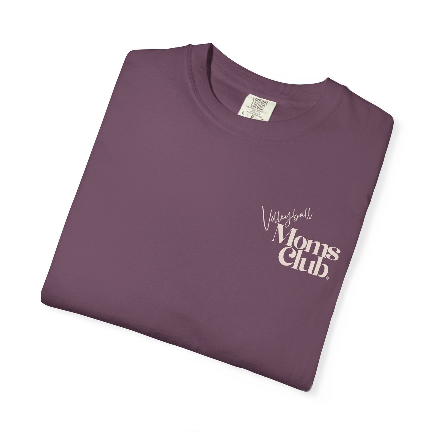 Volleyball Moms Club | Comfort Colors Tee - Berry