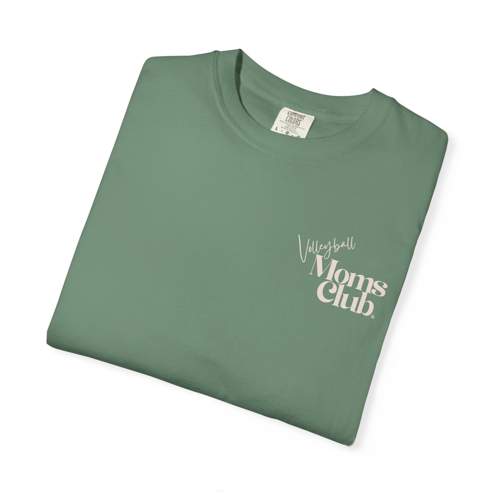 Volleyball Moms Club | Comfort Colors Tee - Light Green