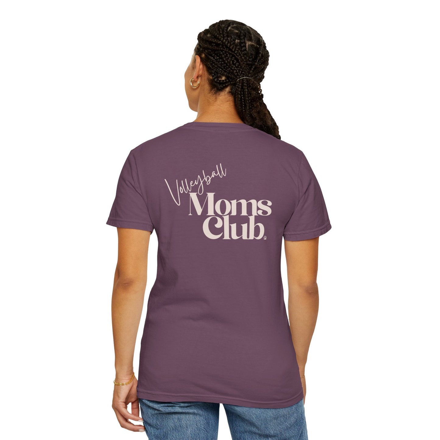 Volleyball Moms Club | Comfort Colors Tee - Berry