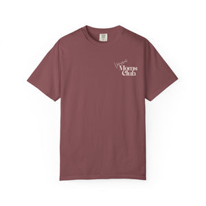 Volleyball Moms Club | Comfort Colors Tee - Crimson