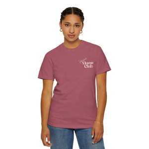 Volleyball Moms Club | Comfort Colors Tee - Crimson