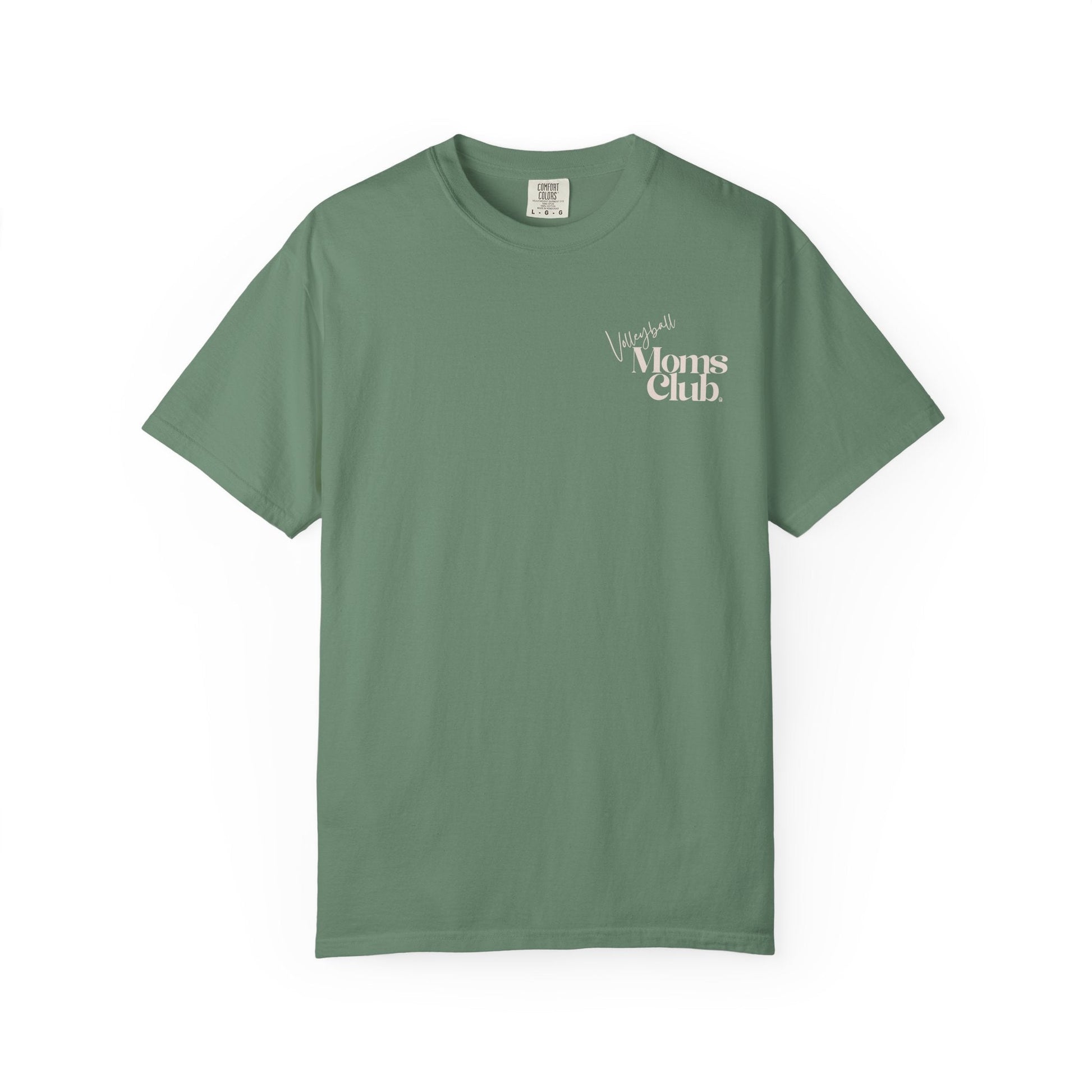 Volleyball Moms Club | Comfort Colors Tee - Light Green