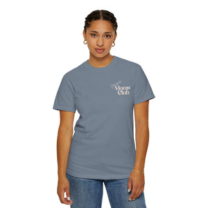 Volleyball Moms Club | Comfort Colors Tee - Blue Jean