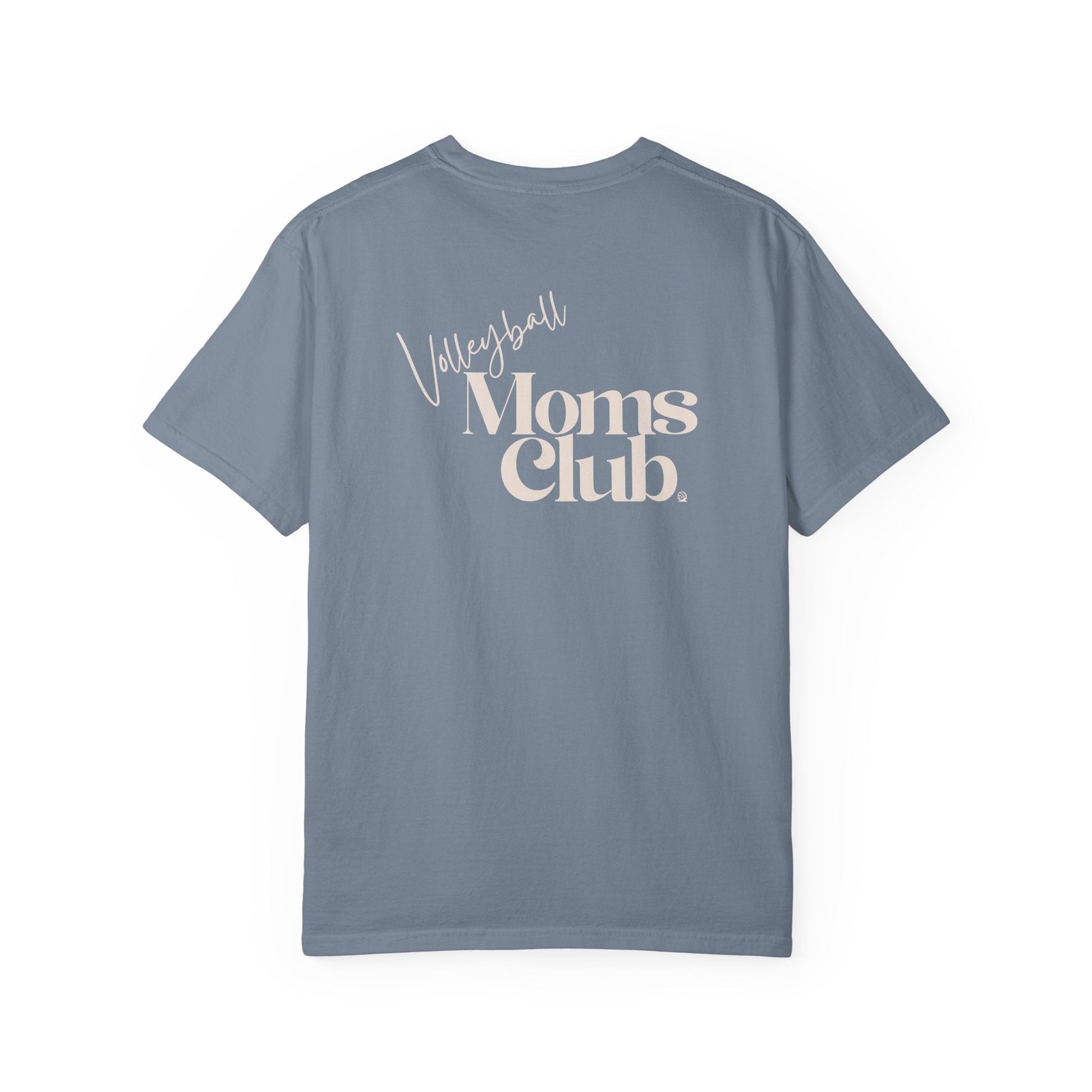 Volleyball Moms Club | Comfort Colors Tee - Blue Jean
