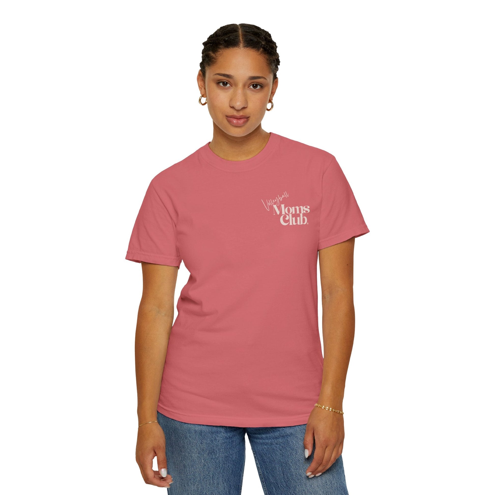 Volleyball Moms Club | Comfort Colors Tee - Watermelon