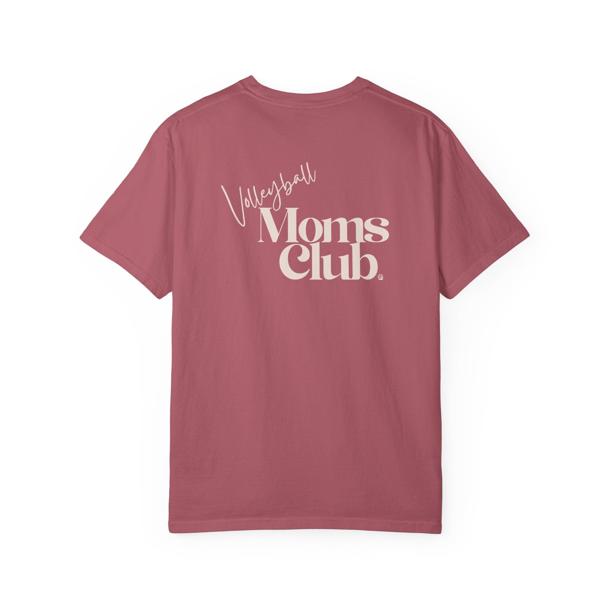 Volleyball Moms Club | Comfort Colors Tee - Crimson