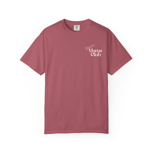 Volleyball Moms Club | Comfort Colors Tee - Crimson