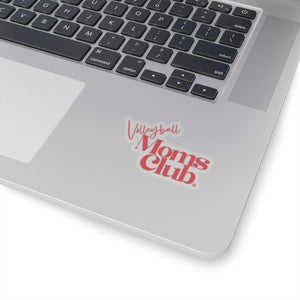 Volleyball Moms Club | Kiss - Cut Sticker (White or Transparent) - Spike and Surf Co
