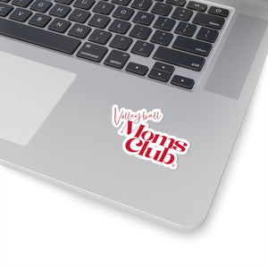 Volleyball Moms Club | Kiss - Cut Sticker (White or Transparent) - Spike and Surf Co