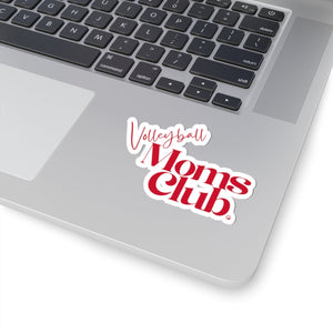 Volleyball Moms Club | Kiss - Cut Sticker (White or Transparent) - Spike and Surf Co