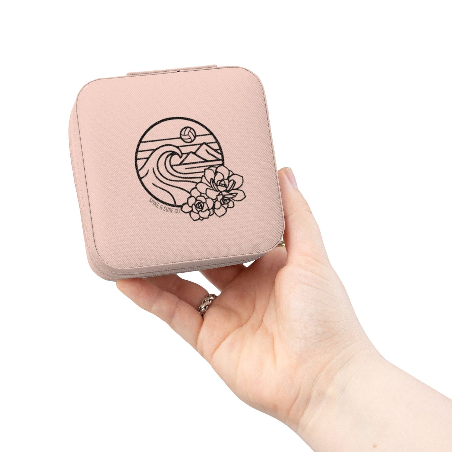 Volleyball Travel Jewelry Case | Compact Jewelry Organizer for Players - Spike and Surf Co