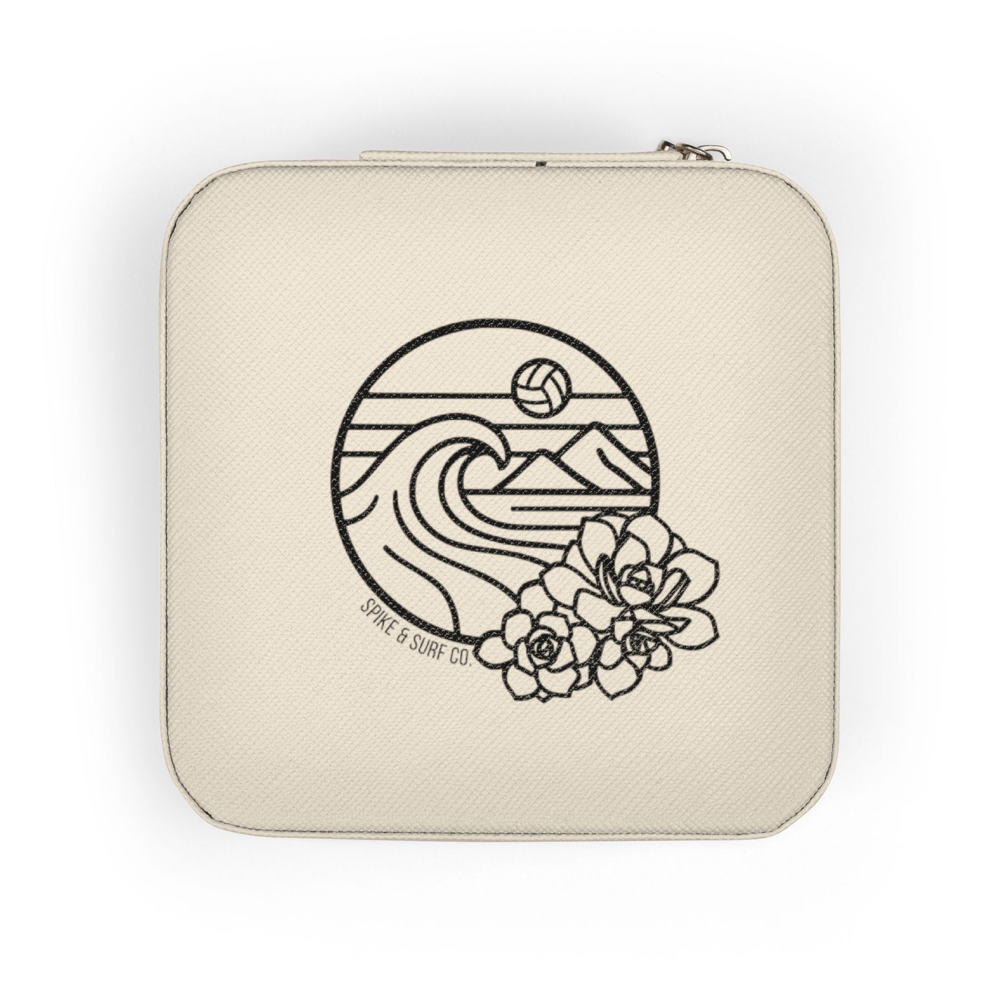 Volleyball Travel Jewelry Case | Compact Jewelry Organizer for Players - Spike and Surf Co